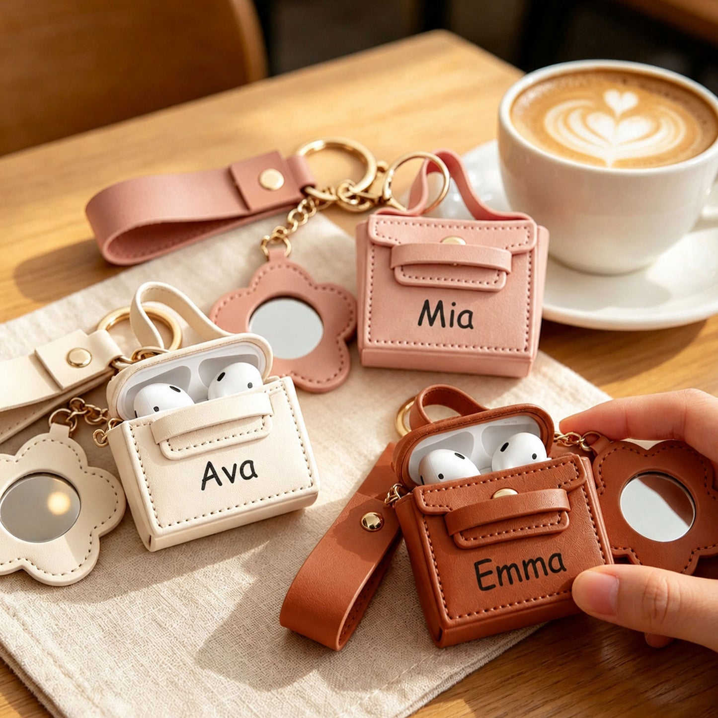 👜 Personalized Mini Bag AirPods Case – Cute, Stylish & Made Just for You