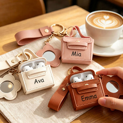 👜 Personalized Mini Bag AirPods Case – Cute, Stylish & Made Just for You