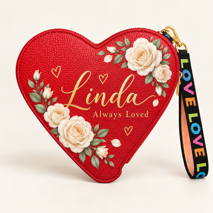 Personalized Heart Coin Purse 💖 A Little Heart, Just for Her