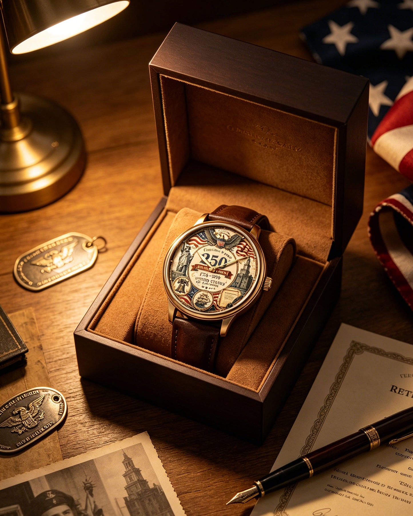 Custom 250th Anniversary Vintage Watch