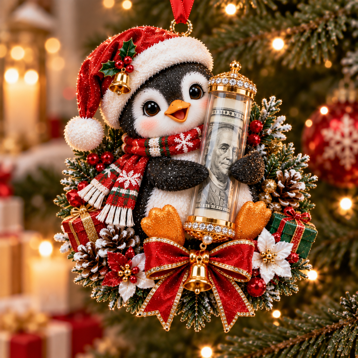 Christmas Cash Gift Ornament, A Fun Way to Give Money This Christmas 🎄💵
