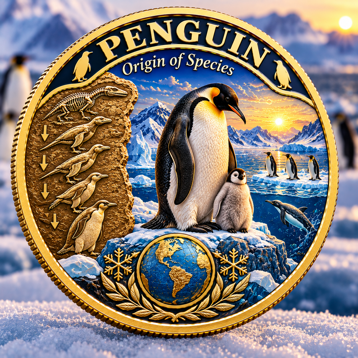 Origin of Species Commemorative Coin – Collectible Gift For Nature Lovers