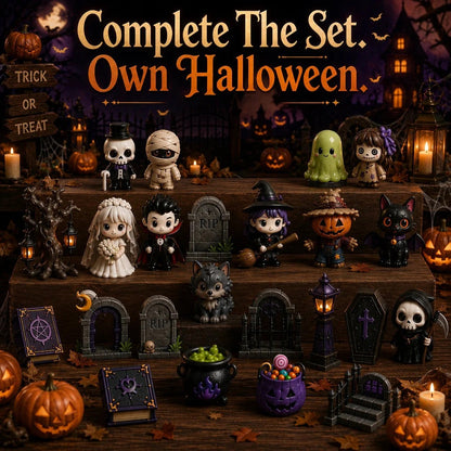 Unbox 24 Days of Halloween Magic 🎃 | Haunted House Surprise Blind Box Set
