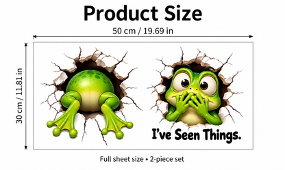 😂 Bathroom Buddies™ – Funny 3D Illusion Toilet Sticker Set