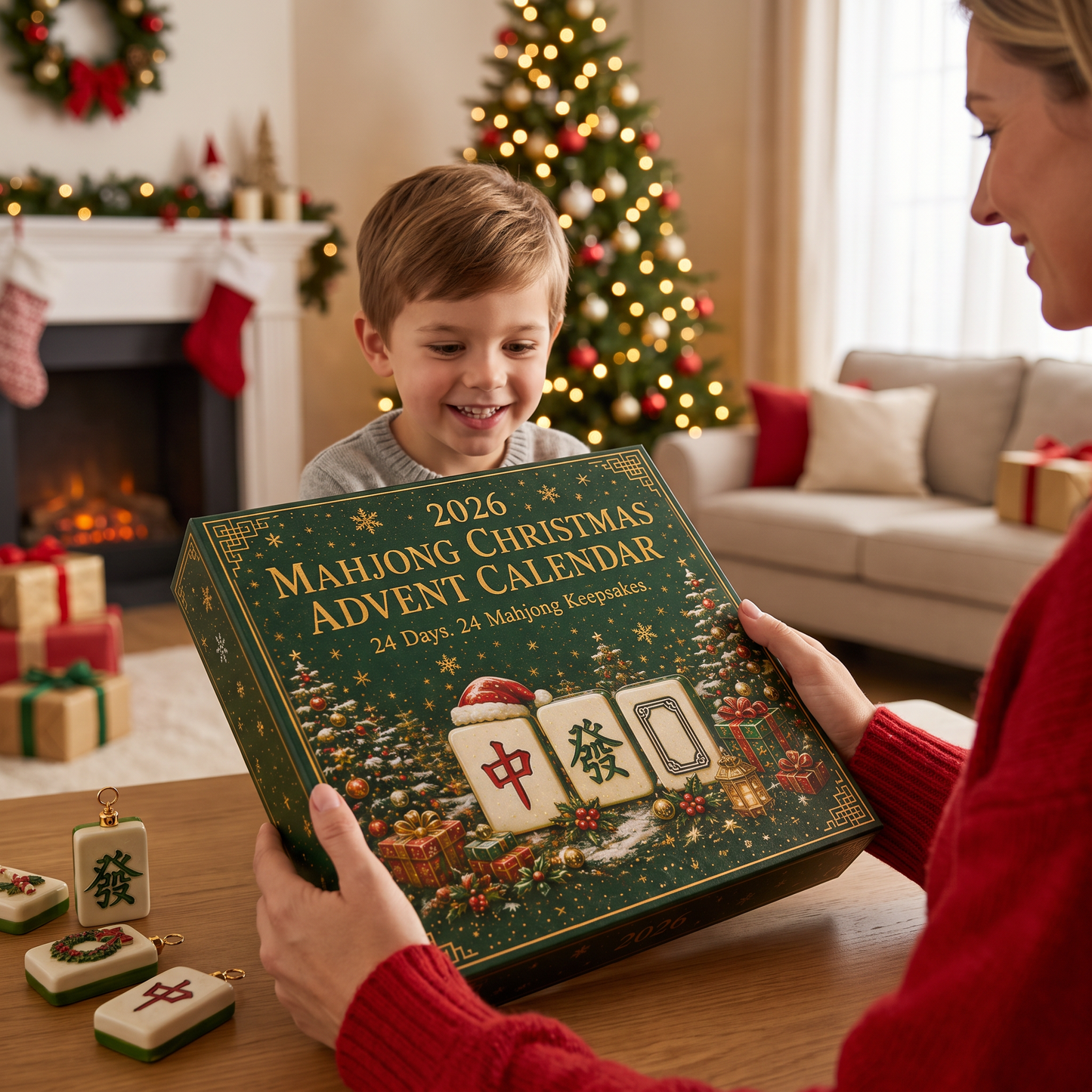2026 Mahjong Christmas Advent Calendar