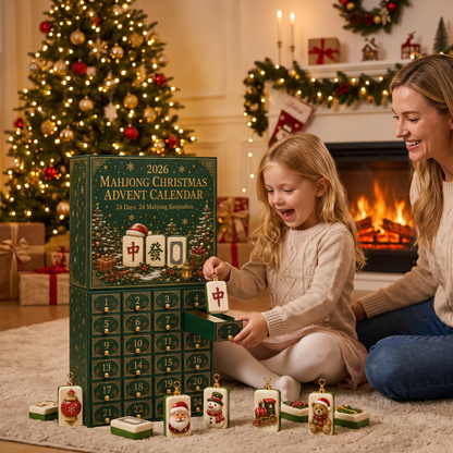 2026 Mahjong Christmas Advent Calendar