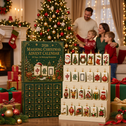 2026 Mahjong Christmas Advent Calendar