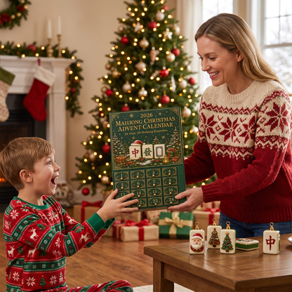 2026 Mahjong Christmas Advent Calendar