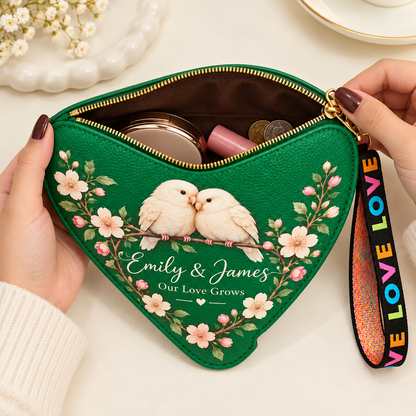 Personalized Heart Coin Purse 💖 A Little Heart, Just for Her