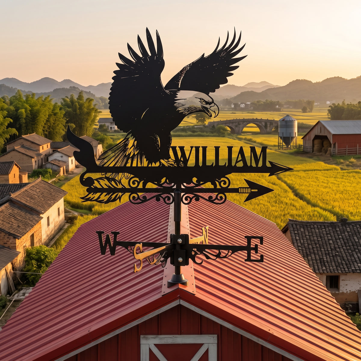 Personalized Outdoor Metal Weather Vane