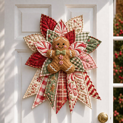 🎉Festive Quilted Christmas Door Hanging DIY Sewing Kit🎄