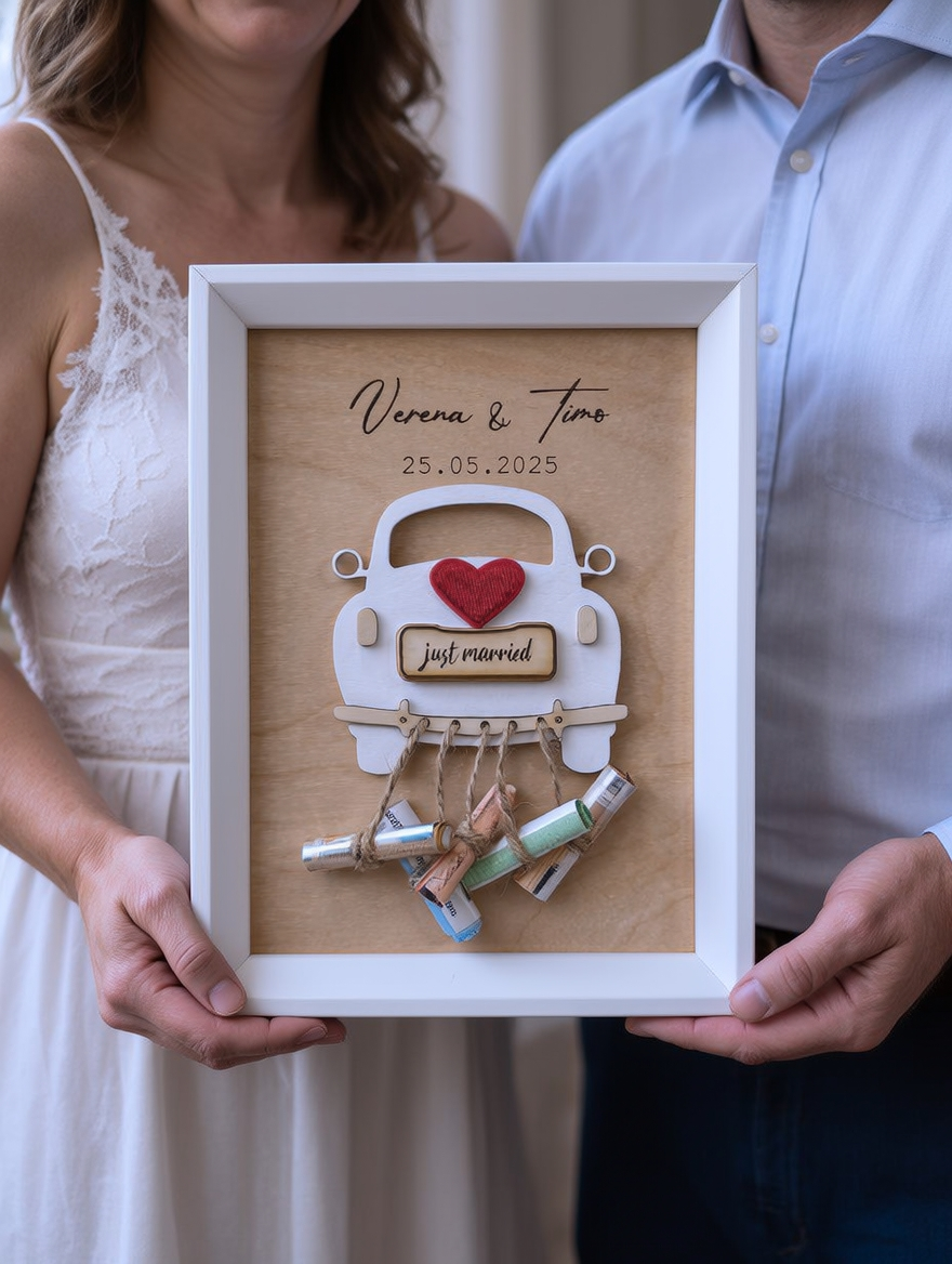 Engraved picture frame for a wedding • Wedding gift ideas