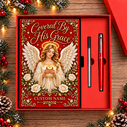 🎁 Personalized Christian Journal Gift Box – Custom Name Faith Notebook