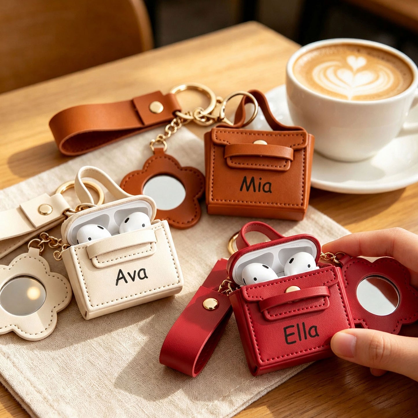 👜 Personalized Mini Bag AirPods Case – Cute, Stylish & Made Just for You