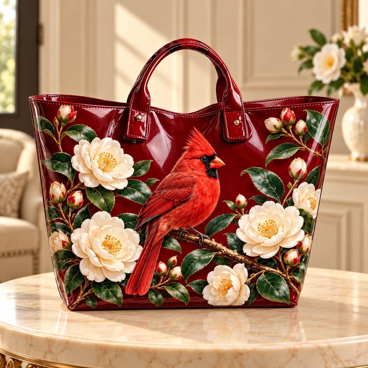 🌸 Carry a Little Joy – Garden Animal Waterproof PVC Tote Bag