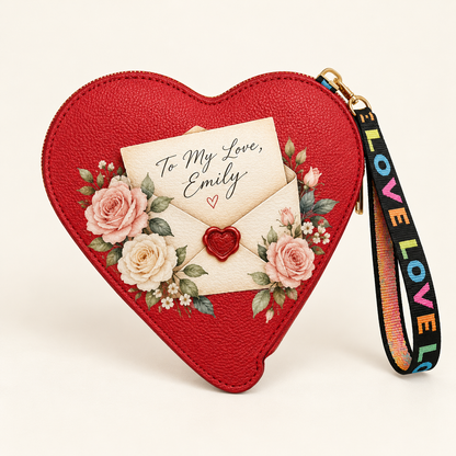 Personalized Heart Coin Purse 💖 A Little Heart, Just for Her
