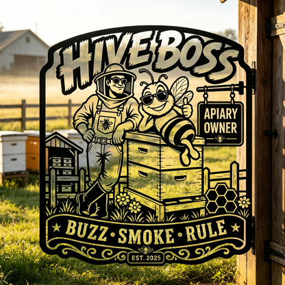 Funny Beekeeper Metal Sign