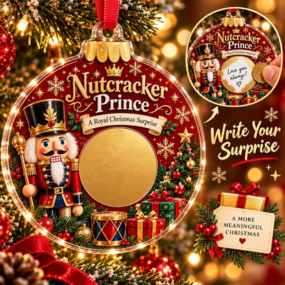 🎄 Scratch to Reveal Your Surprise! DIY Secret Message Christmas Ornament 🎁