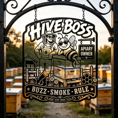 Funny Beekeeper Metal Sign