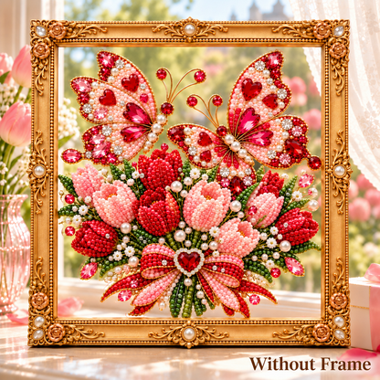 Valentine’s Day DIY Pearl Painting Kit - Romantic Beaded Art Gift💝