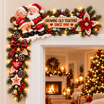 🎅Christmas Growing Old Together Door Corner Decoration
