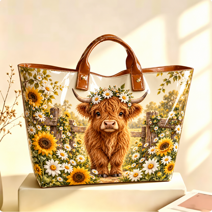 🌸 Carry a Little Joy – Garden Animal Waterproof PVC Tote Bag