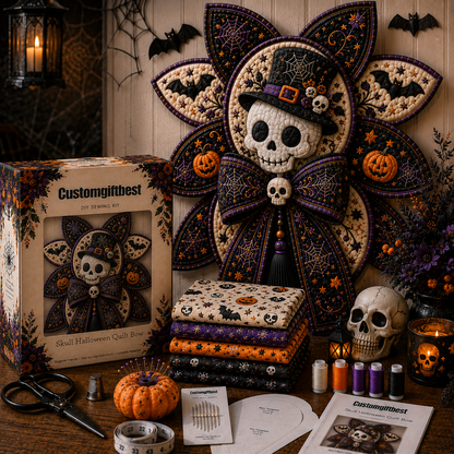 Halloween Quilt Bow DIY Sewing Kit