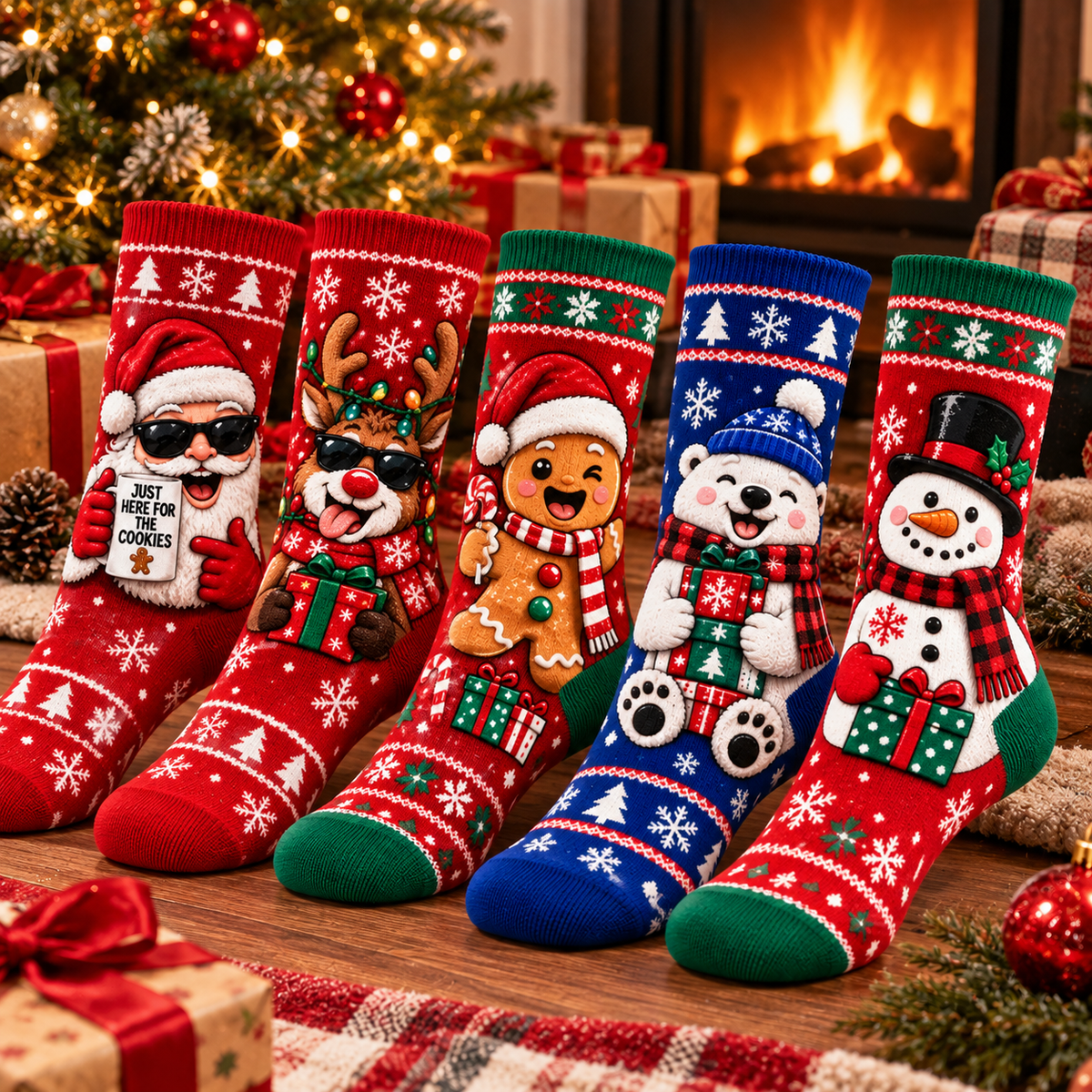 🎄 Funny Christmas Socks That Bring the Holiday Cheer