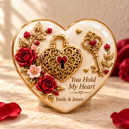 ❤️ Personalized Heart Keepsake – Your Names, Your Forever