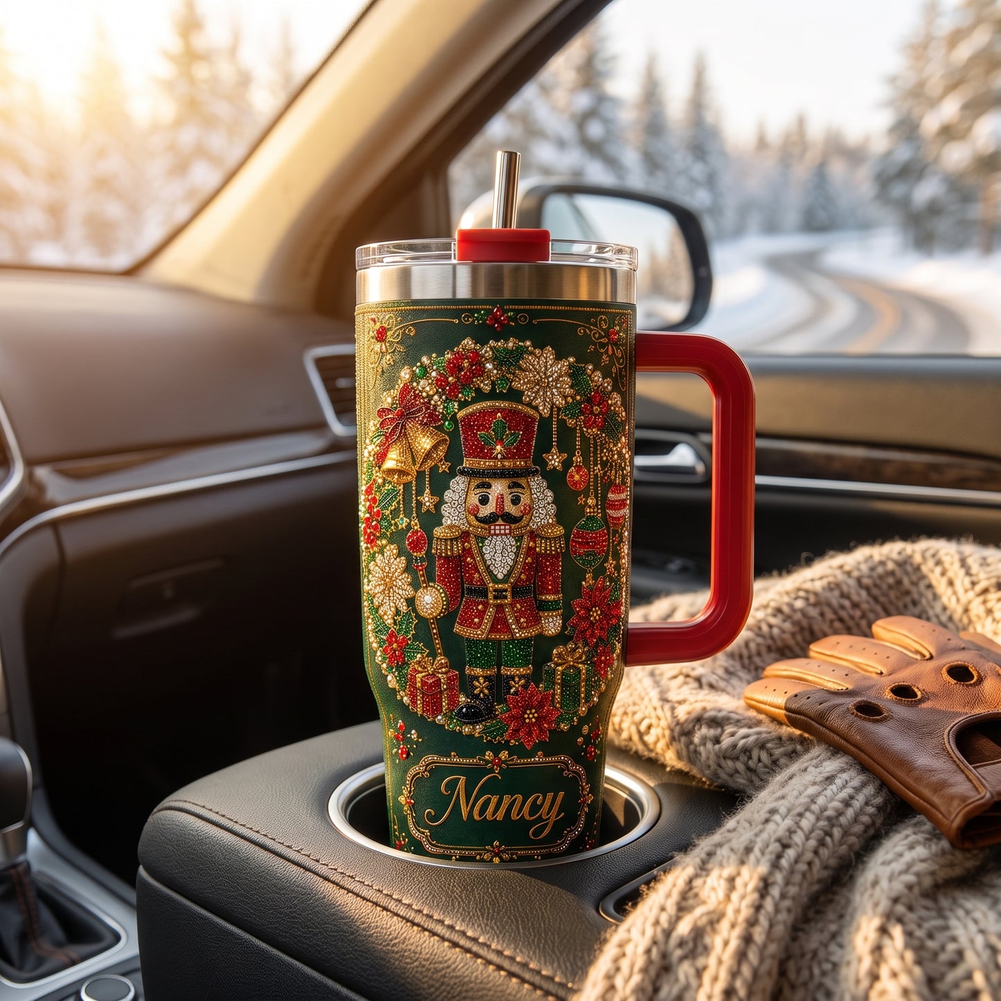 Personalized Nutcracker Christmas Tumbler🥤