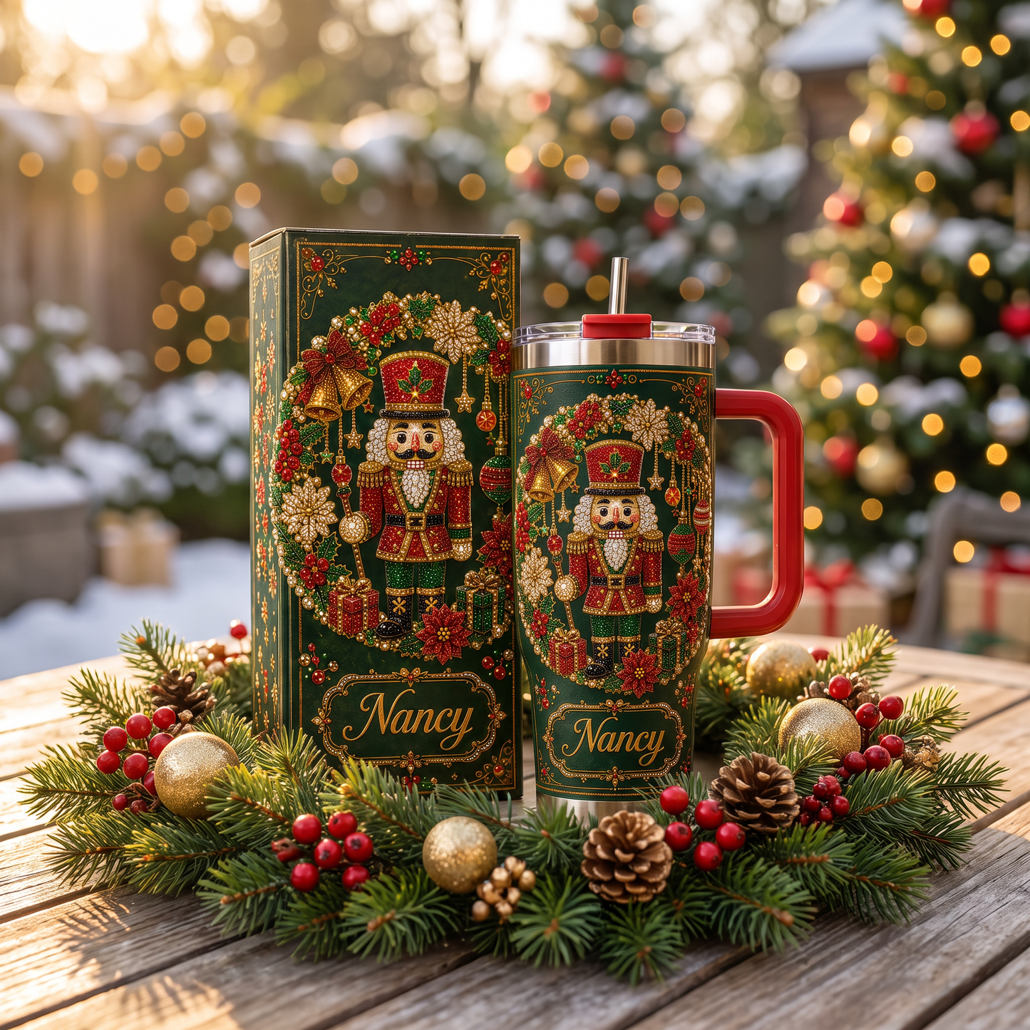 Personalized Nutcracker Christmas Tumbler🥤