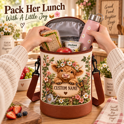 Personalized Garden Lunch Bag 🌸🥪💖