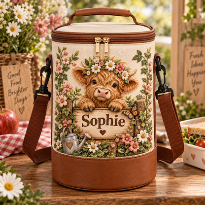 Personalized Garden Lunch Bag 🌸🥪💖