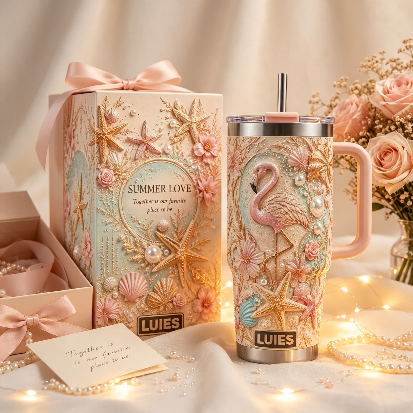 💕 Personalized Summer Love Tumbler – A Sweet Gift Made Just for You
