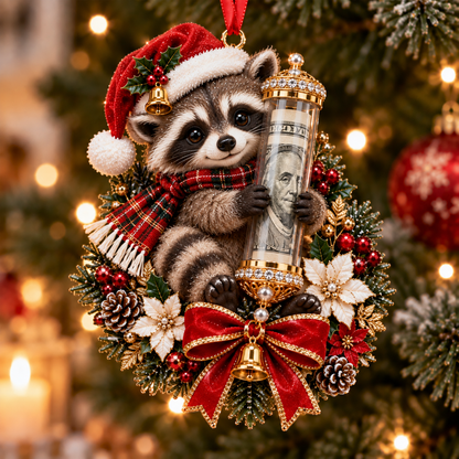 🎁Christmas Cute Animal Cash Gift Ornament – Holiday Tree Decoration🎄💵