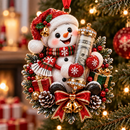Christmas Money Surprise Ornament, Fun Christmas Tree Gift for Kids & Family