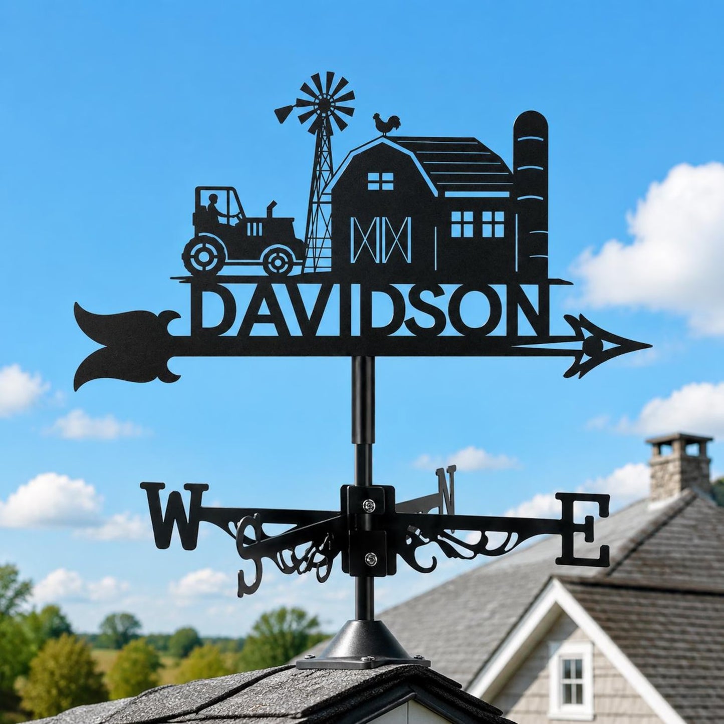Personalized Outdoor Metal Weather Vane