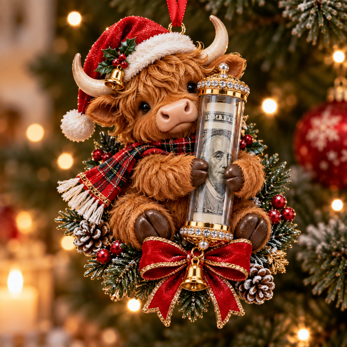 Christmas Cash Gift Ornament, A Fun Way to Give Money This Christmas 🎄💵