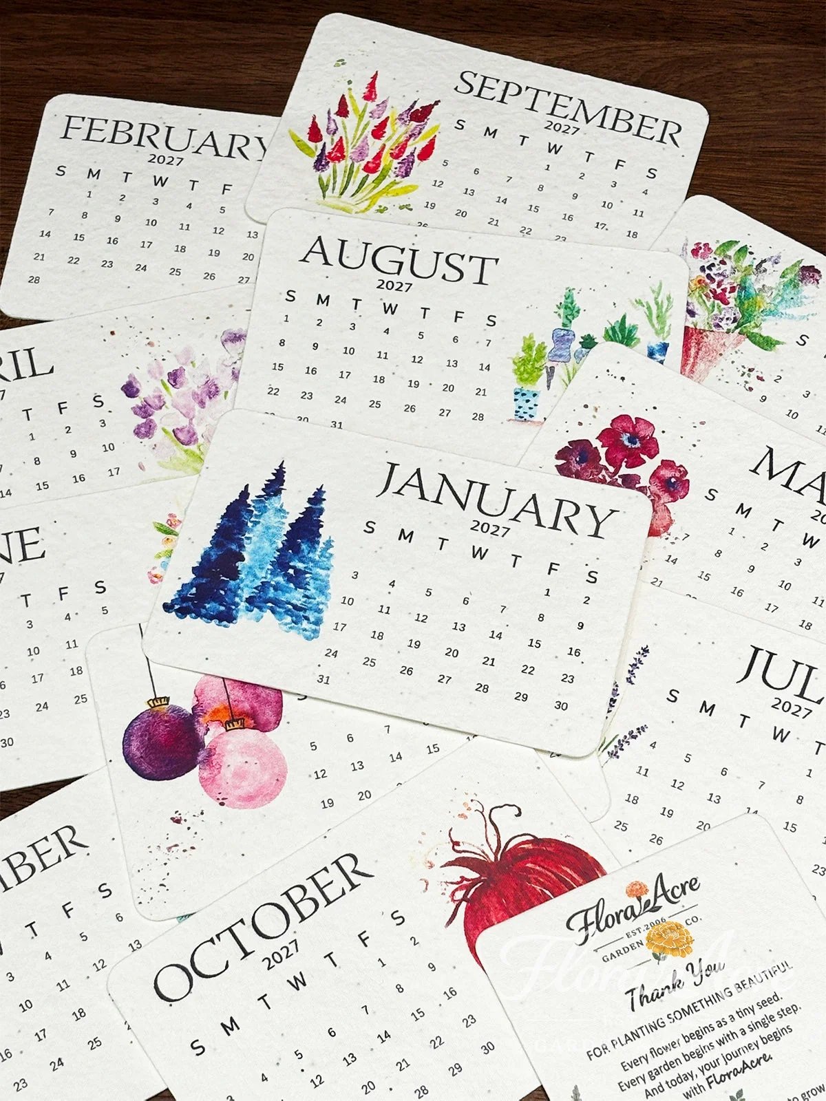 🎁Early Holiday Sale 50% OFF🌱Eco-Friendly Plantable “Timeless” Seed Calendar 2027