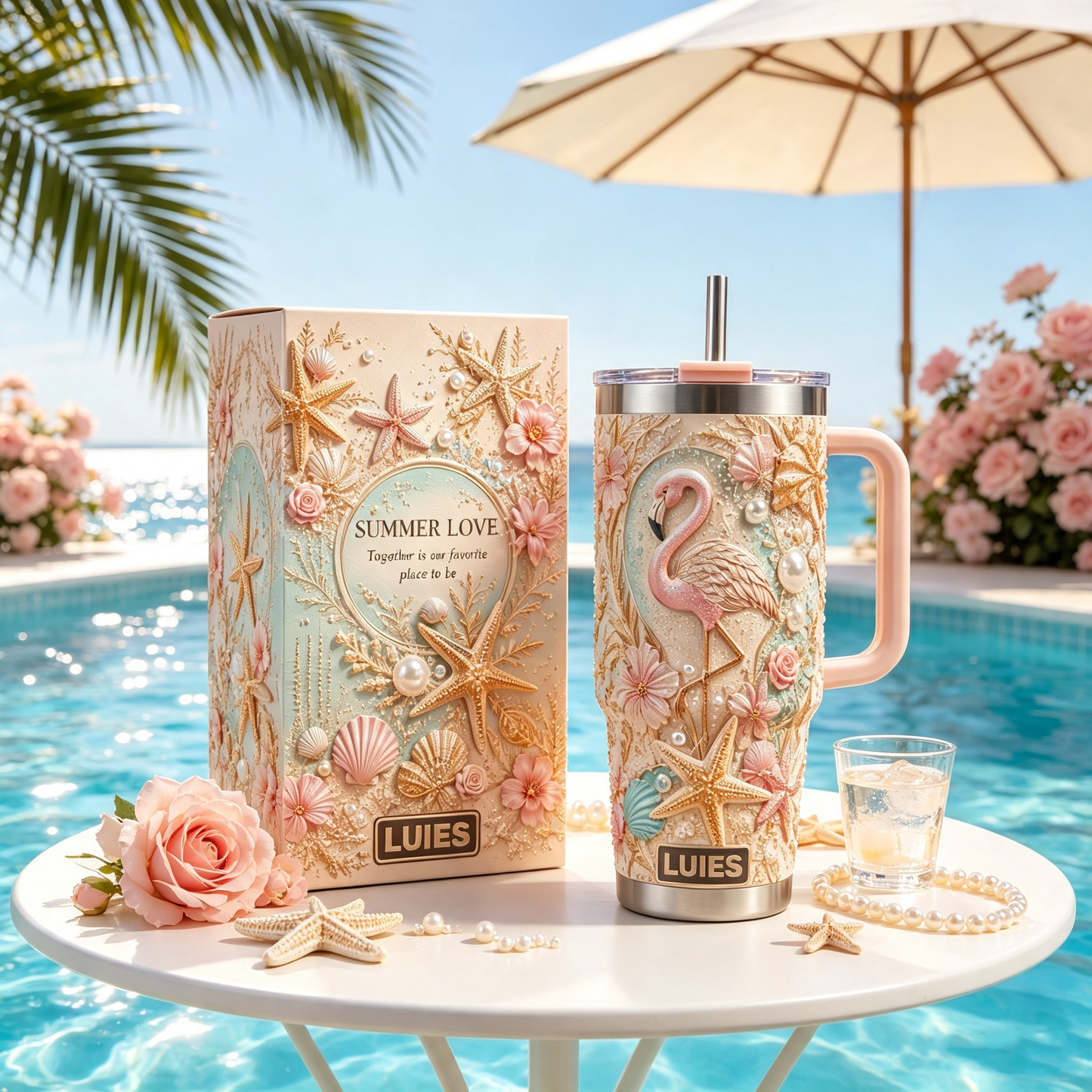 💕 Personalized Summer Love Tumbler – A Sweet Gift Made Just for You