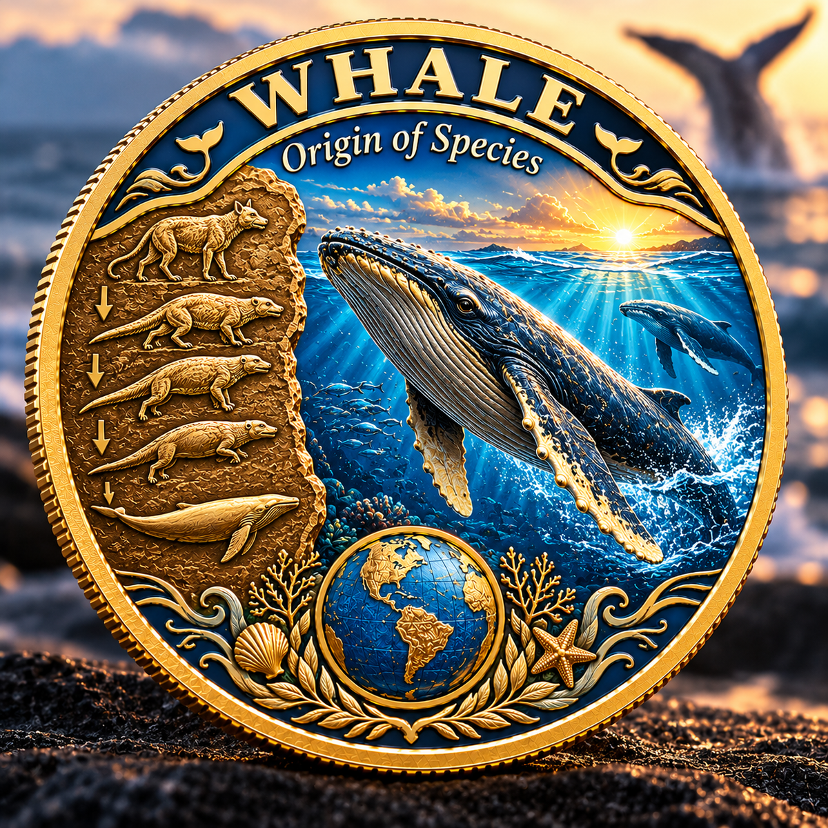 Origin of Species Commemorative Coin – Collectible Gift For Nature Lovers