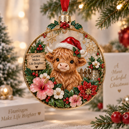 Christmas Floral Holiday Hanging Decoration Ornament –  Garden Makes Life Brighter✨