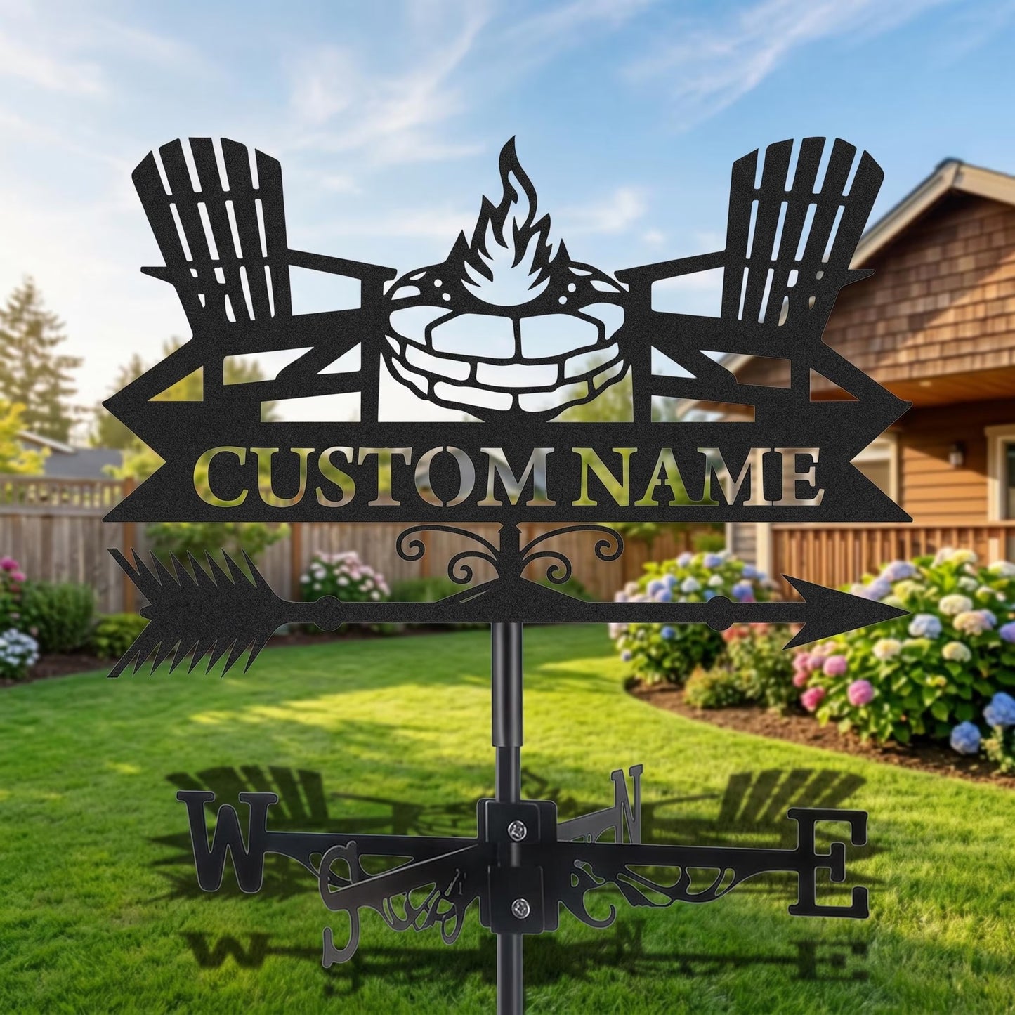 Personalized Outdoor Metal Weather Vane