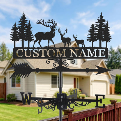 Personalized Outdoor Metal Weather Vane