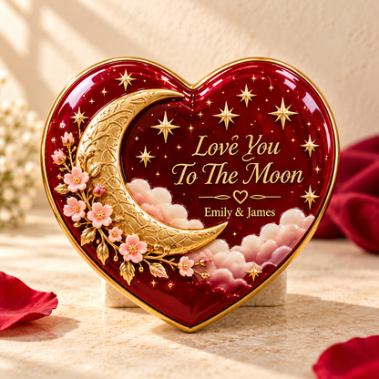 ❤️ Personalized Heart Keepsake – Your Names, Your Forever