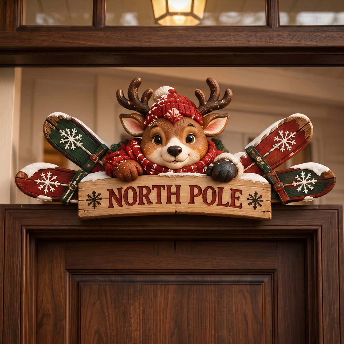 6 Styles Door Topper Collection ❄️🎿 | Rustic Winter Mountain Cabin Door Frame Decor