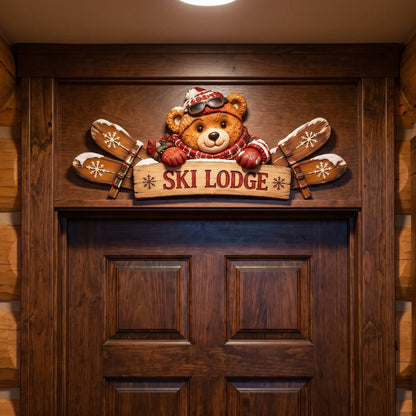6 Styles Door Topper Collection ❄️🎿 | Rustic Winter Mountain Cabin Door Frame Decor