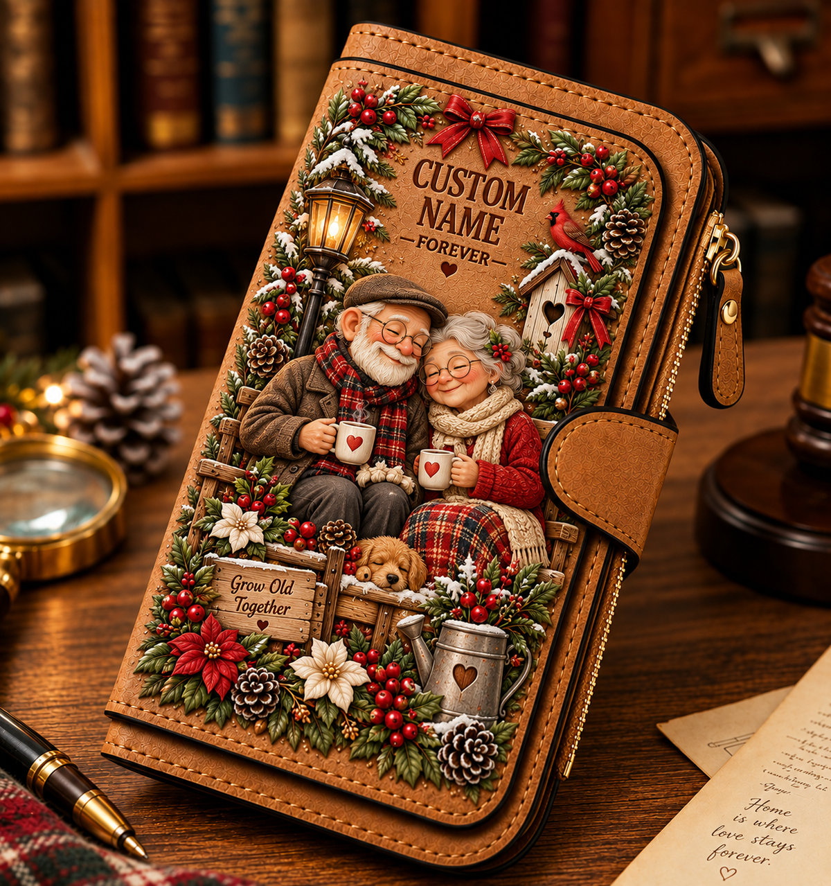 🌸 Personalized Garden Wallet - Perfect Gift For Her 🌿