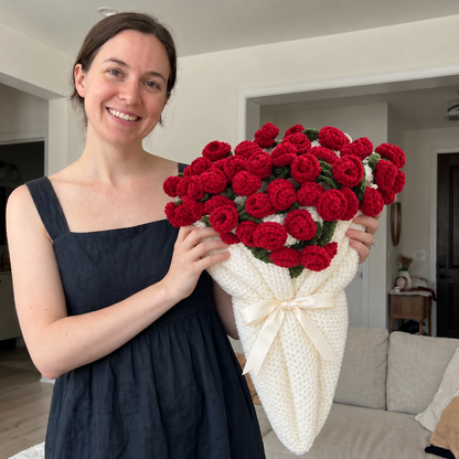 The Bouquet That Becomes a Blanket 🌸 Crochet Flower Bouquet Blanket