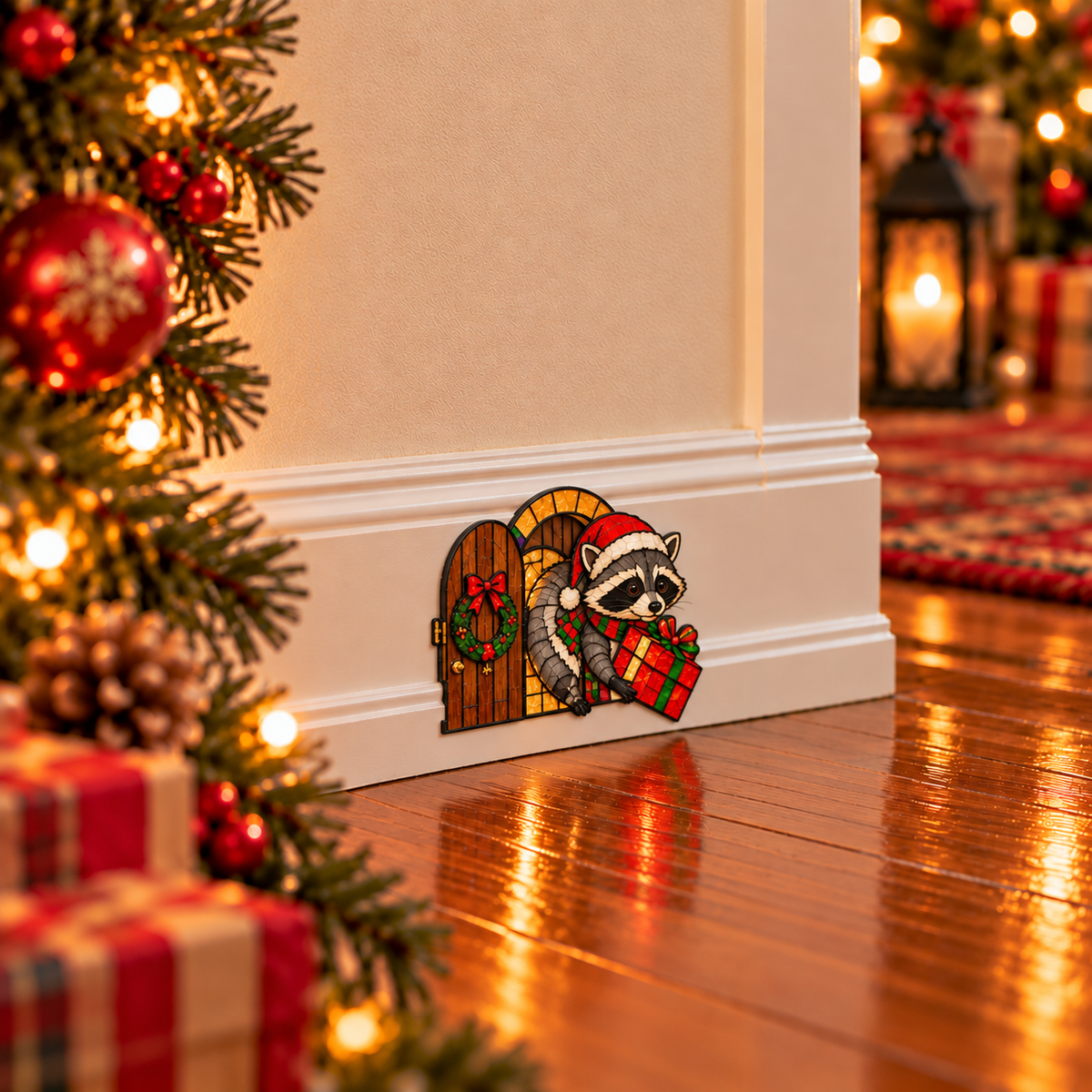 Funny Christmas Baseboard Decorations – 5 Playful Holiday Designs
